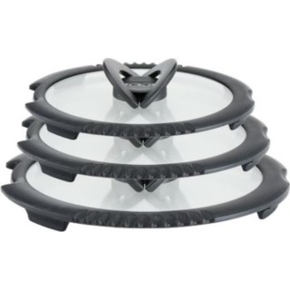 TEFAL L9881002 Lot 3 couvercles égouttoirs INGENIO - 16/18/20 cm