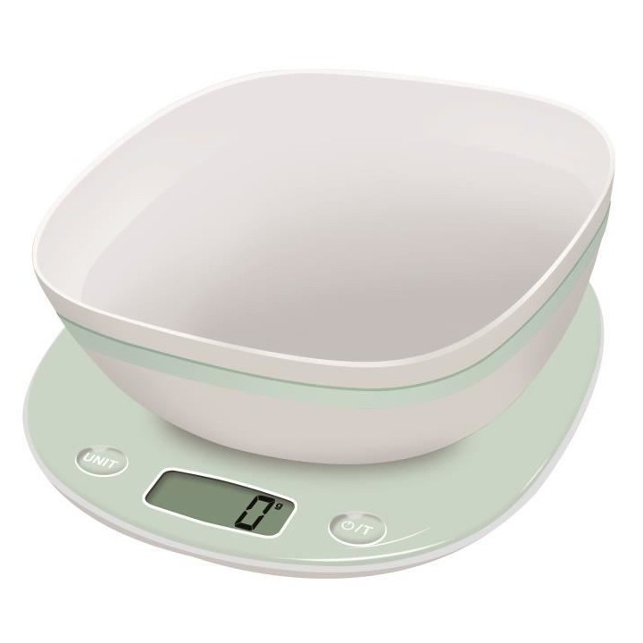 TERRAILLON 14670 - Balance de cuisine électronique Macaron Pistache +