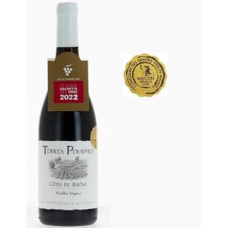 Terres Pourpres 2020 Côtes du Rhône Vieilles Vignes - Vin rouge de l