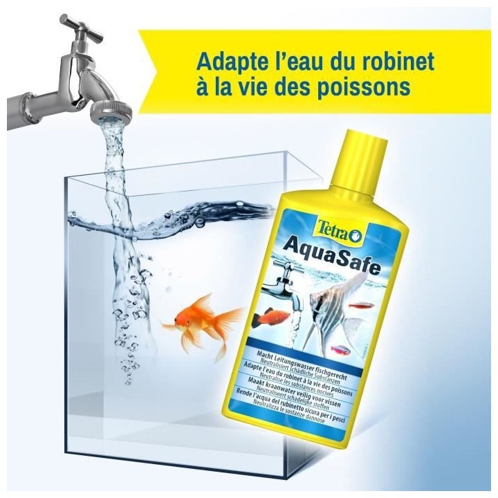 TETRA Aquasafe 500 ml - Pour aquarium