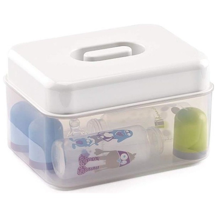 THERMOBABY STERILISATEUR MICRO ONDE Blanc Muguet