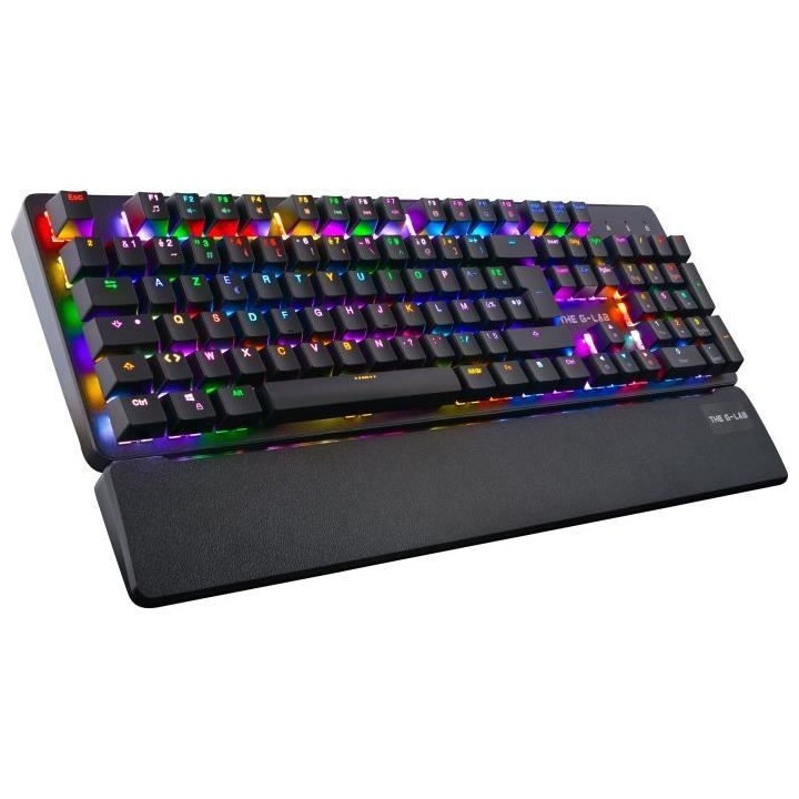 THE G-LAB KEYZ RUBIDIUM CLAVIER MÉCANIQUE RED SWITCH ET RGB COMPLeTEM