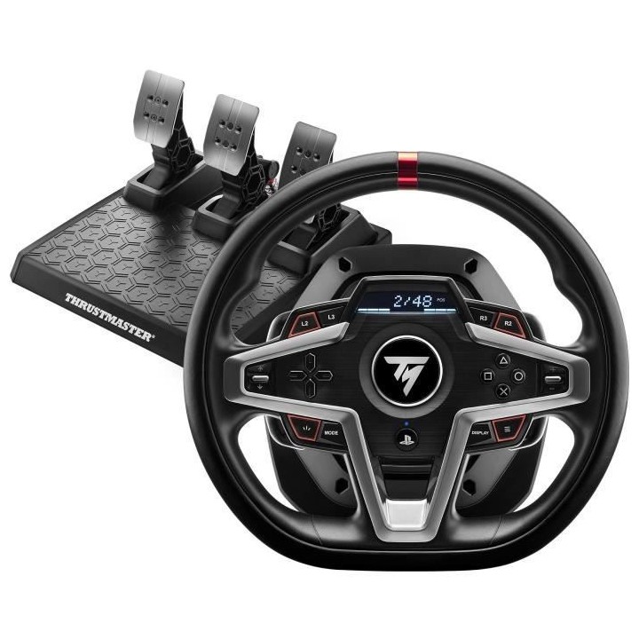 THRUSTMASTER T248 Volant de Course et Pédales Magnétiques, PS5, PS4,