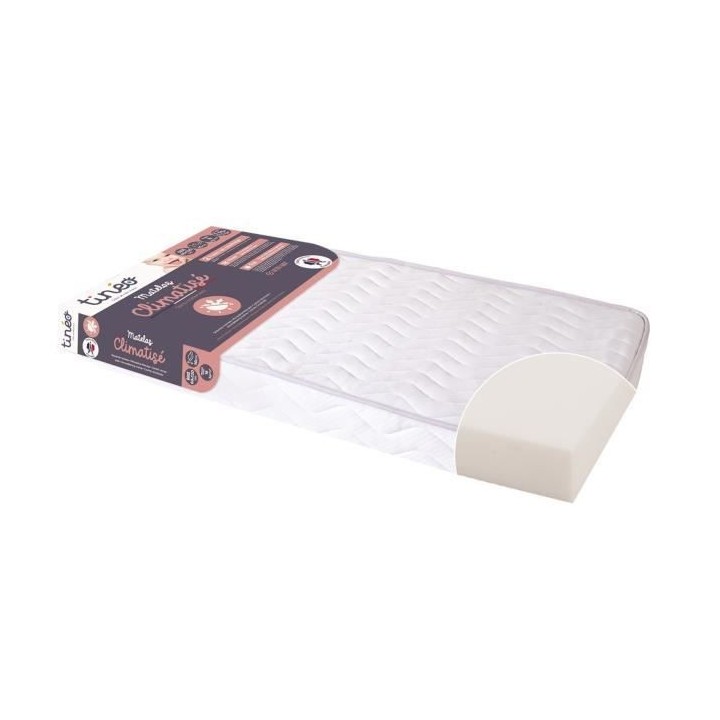Matelas Climatisé TINEO SOMMEIL 60x120 cm - Epaisseur 10 cm -