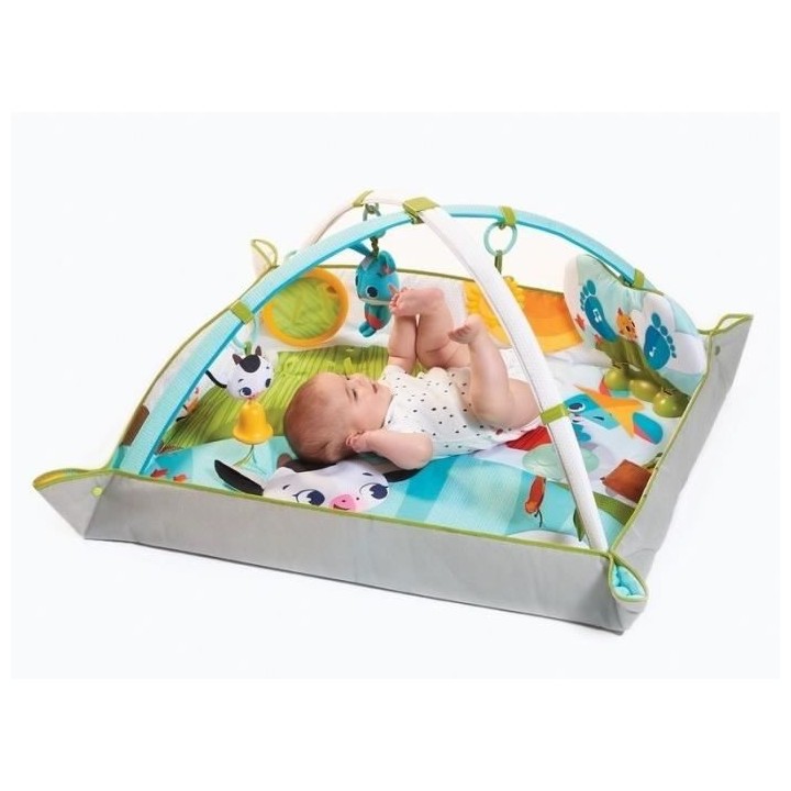 Tiny Love Tapis d'éveil bébé Musical Kick n Play avec Arches Ajusta