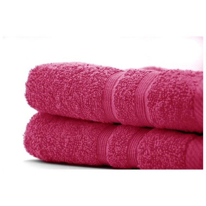 TODAY Lot de 2 Serviettes de toilette Jus de myrtille - 100% Coton - 5