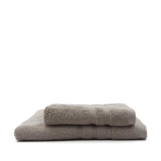 TODAY Lot de 1 Serviette de bain 50 x 100 cm + 1 Drap de bain 70 x 130