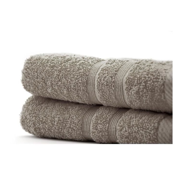 TODAY Lot de 1 Serviette de bain 50 x 100 cm + 1 Drap de bain 70 x 130