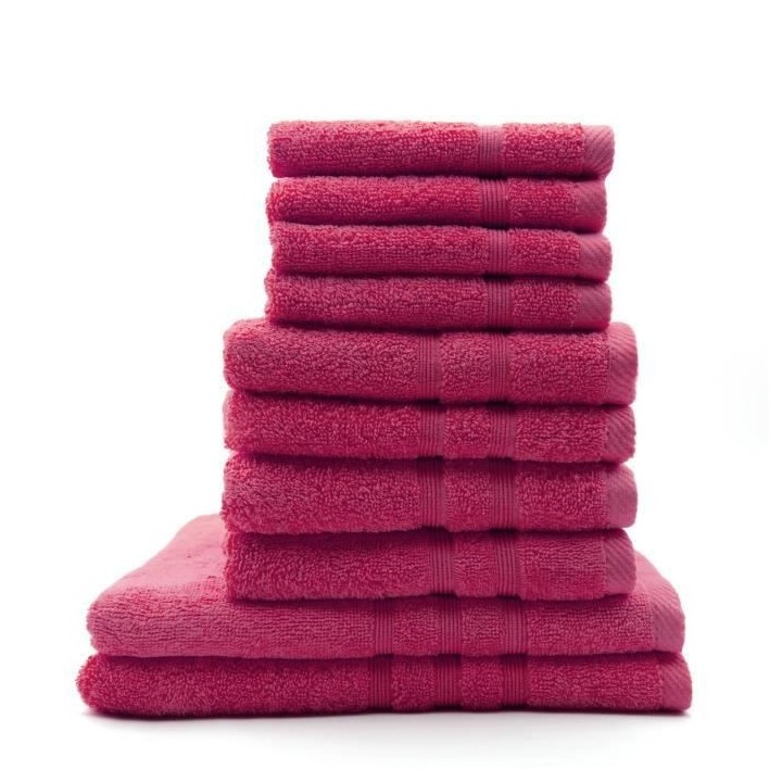 TODAY Lot de 4 Serviettes de bain 30 x 50 cm + 4 Serviettes de bain 50