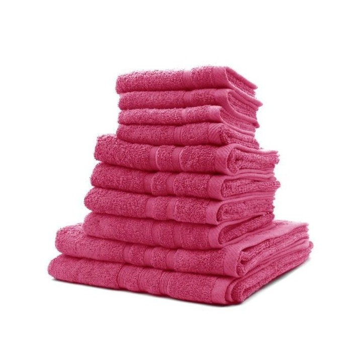 TODAY Lot de 4 Serviettes de bain 30 x 50 cm + 4 Serviettes de bain 50