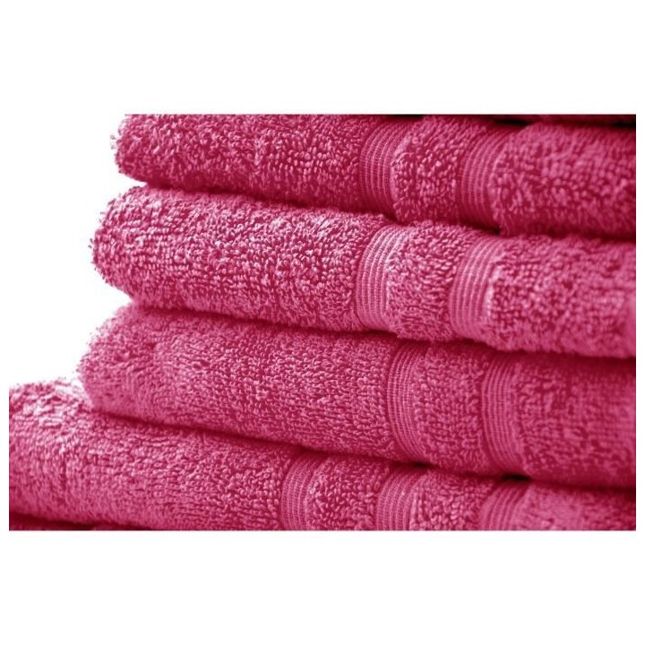 TODAY Lot de 4 Serviettes de bain 30 x 50 cm + 4 Serviettes de bain 50