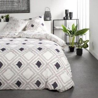 Parure de lit Sunshine - 2 personnes - 240 x 260 cm - 100% coton - Bla