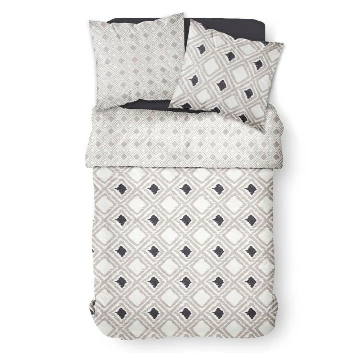 Parure de lit Sunshine - 2 personnes - 240 x 260 cm - 100% coton - Bla