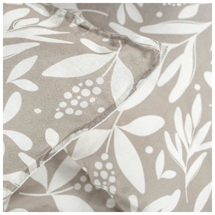 Parure de lit Sunshine - 2 personnes - 220 x 240 cm - 100% coton - Bei