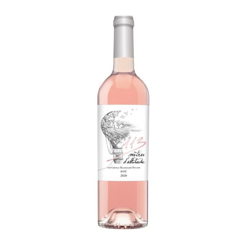 113 metres d'altitude 2020 IGP Atlantique - Vin rosé de Bordeaux