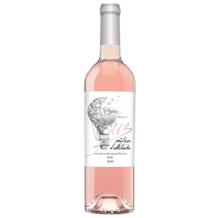 113 metres d'altitude 2020 IGP Atlantique - Vin rosé de Bordeaux