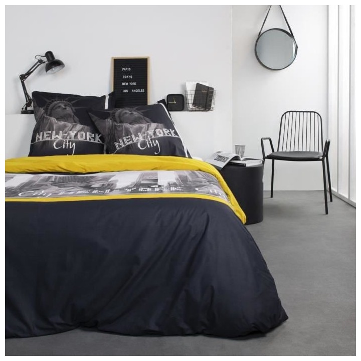 TODAY Alex Parure de lit Coton 2 personnes - 240 x 260 cm - Imprimé J