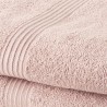 TODAY Lot de 2 Serviettes de Bain 100% coton - 50x100 cm - Rose des sables