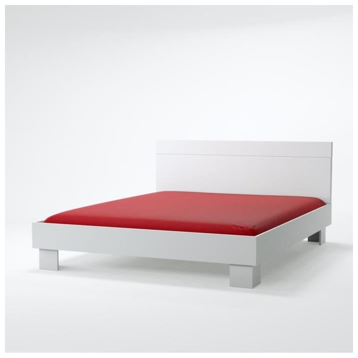 TODAY Drap housse 100% coton - 160 x 200 cm - Pomme d'amour TODAY