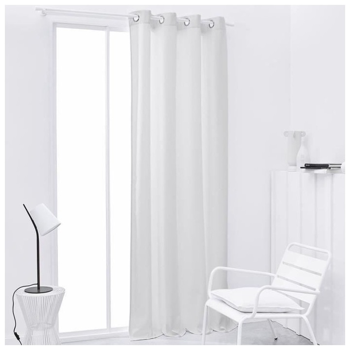 TODAY Rideau Isolant Thermique Essential Uni - 140 x 240 cm - Craie