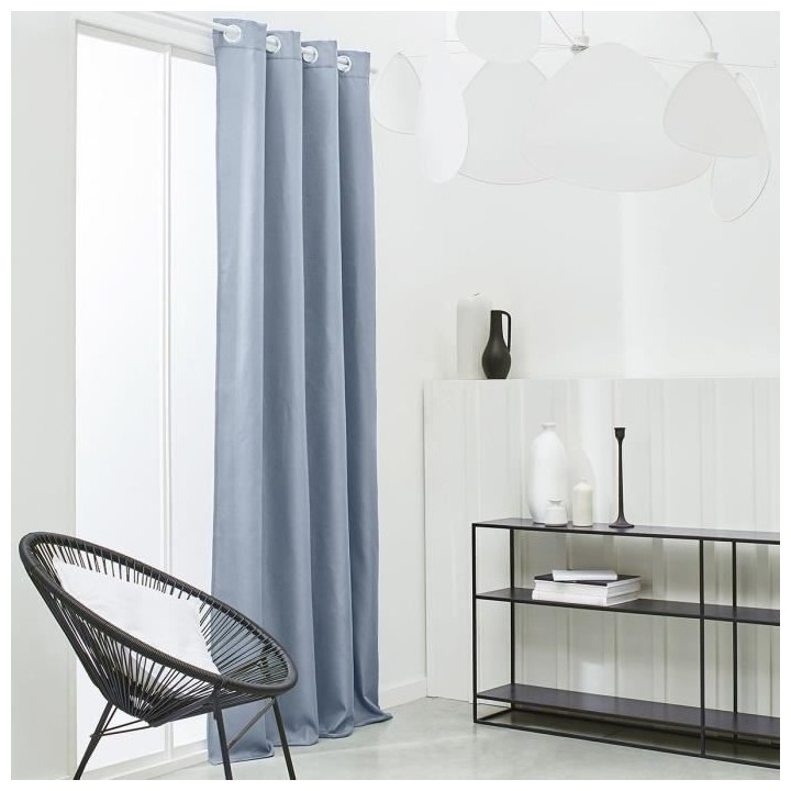 TODAY Rideau Isolant Thermique Essential Uni - 140 x 240 cm - Denim