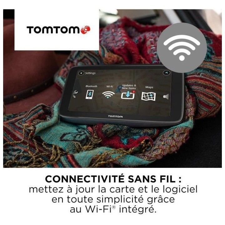 TOMTOM GPS GO Classic 5 - Mises a jour via Wi-Fi, Carte Europe 49 pays