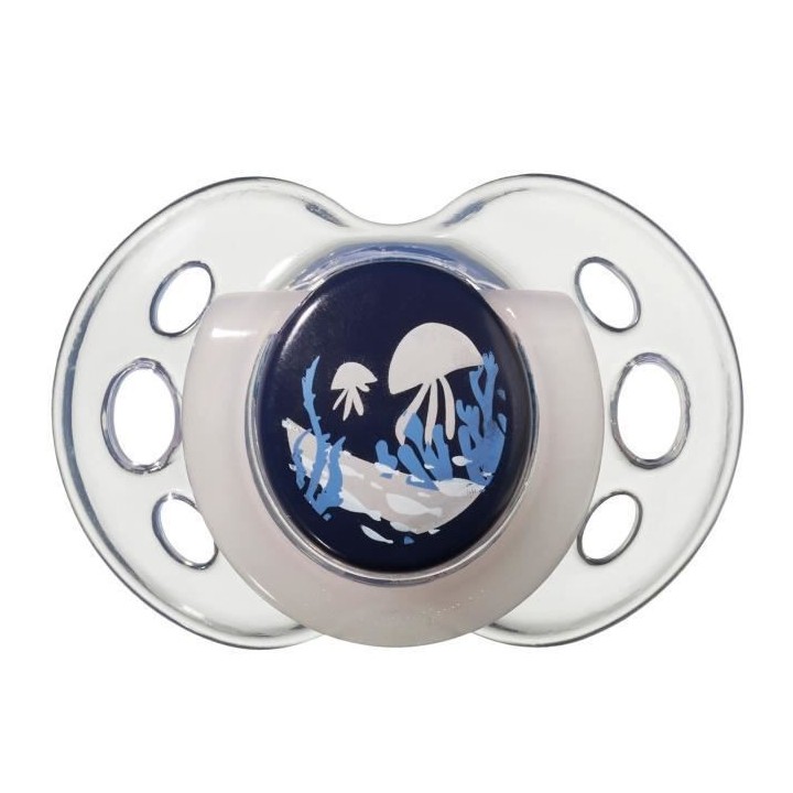 TOMMEE TIPPEE Sucette CTN Nuit x6 18-36 mois Garçon non aléatoire