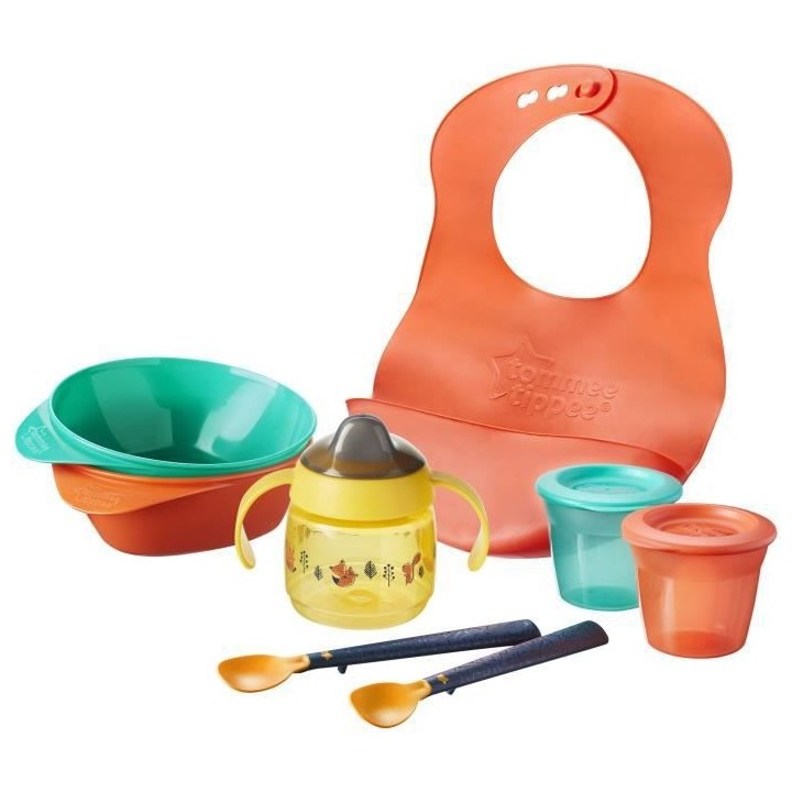 TOMMEE TIPPEE Kit de diversification alimentaire pour bébé, 4+ Mois