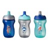 TOMMEE TIPPEE Tasse Sporty pour enfant - bleu - 12 mois + - Lot de 3