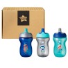 TOMMEE TIPPEE Tasse Sporty pour enfant - bleu - 12 mois + - Lot de 3