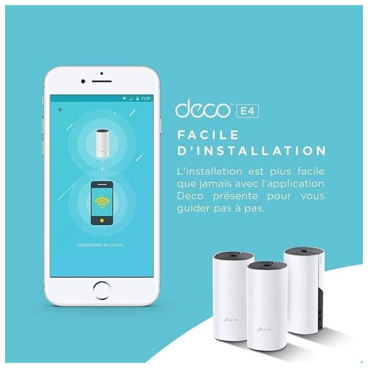 TP-Link Deco WiFi Mesh pour toute la maison, Couverture WiFi 250?, Com