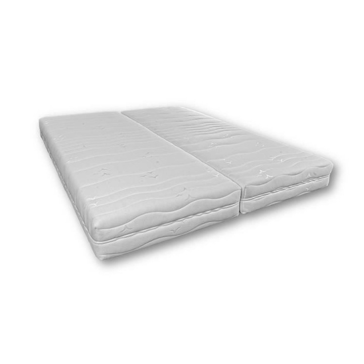 WEBED Ensemble matelas + sommier relaxation 160 x 200 - Mousse - 21 cm