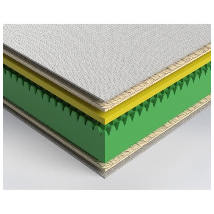 WEBED Ensemble matelas + sommier relaxation 160 x 200 - Mousse - 21 cm