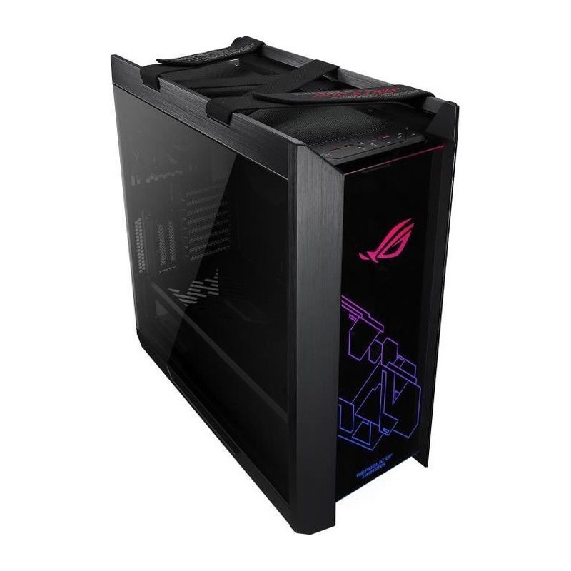 ASUS BOITIER PC Stix Helios GX601 - Noir - Verre trempé - Format ATX (90DC0020-B39000)