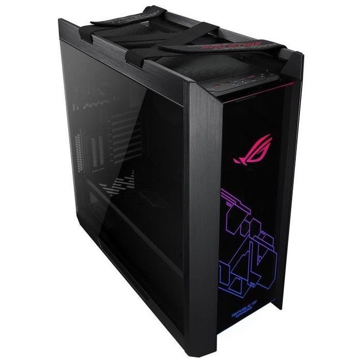 ASUS BOITIER PC Stix Helios GX601 - Noir - Verre trempé - Format ATX