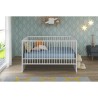 Chambre bébé Duo : Lit 70 x 140 cm + Commode a langer NIKO - Blanc - TREND TEAM