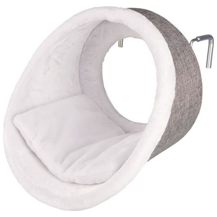 TRIXIE Abri douillet radiateur - Ø38x34cm - Blanc et gris - Pour chat