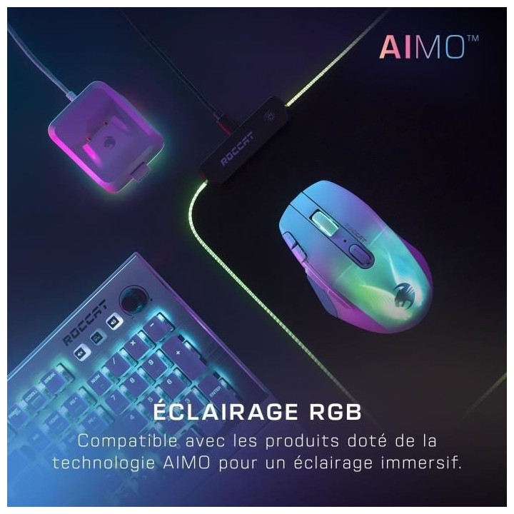 Souris sans fil avec station de charge - Stellar Wireless + Bluetooth/