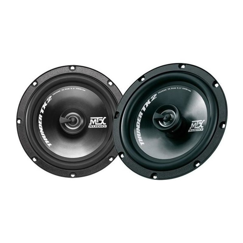 MTX TX265C Haut-parleurs voiture Coaxiaux 16,5cm 2 voies 65W RMS 4O membrane polypropylene