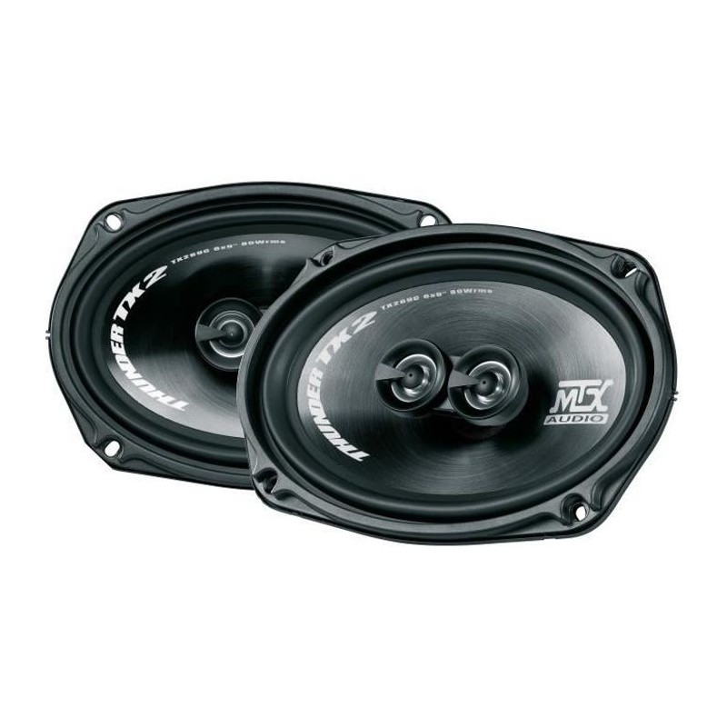 MTX TX269C Haut-parleurs voiture Coaxiaux elliptiques 6x9 15x23cm 2 voies 80W RMS 4O membrane polypropylene