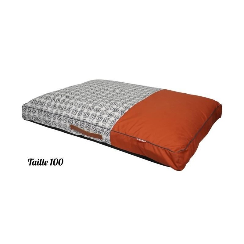 TYROL Matelas pour Grand Chien, Tres Grande Taille, Matelas Ouatine Dense Rectangulaire, Couchage Confort, Design Berbere Ethniq