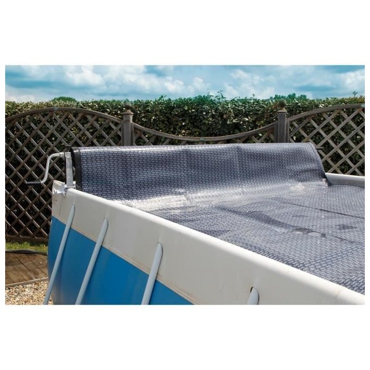 UBBINK Enrouleur de bâches pour piscines jusqu'a 5.5m Premium