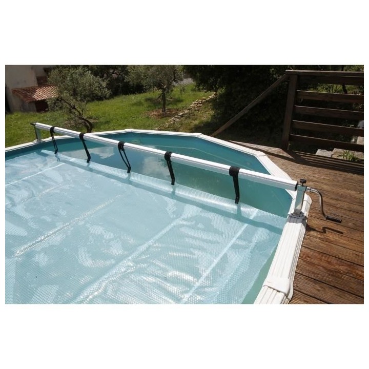 UBBINK Enrouleur de bâches pour piscines jusqu'a 5.5m Premium