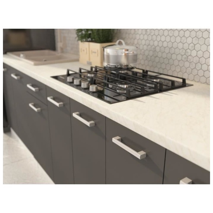 ULTRA Cuisine complete avec colonne four et plan de travail inclus - L