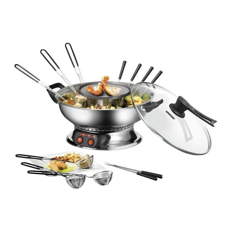 UNOLD UN.48746 Appareil a fondue chinoise - inox