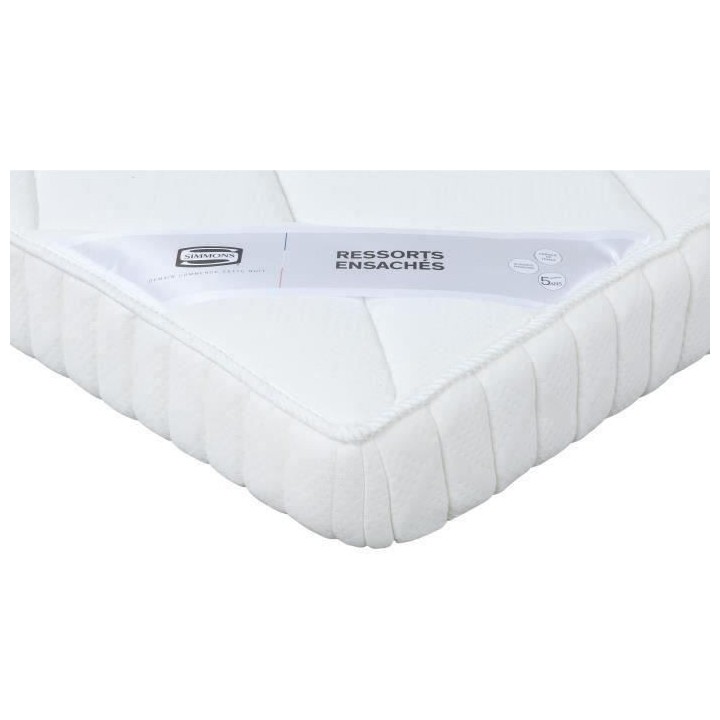 SIMMONS Banquette Clic clac Simmons- Tissu Noir + 2 coussins Noir - Ma