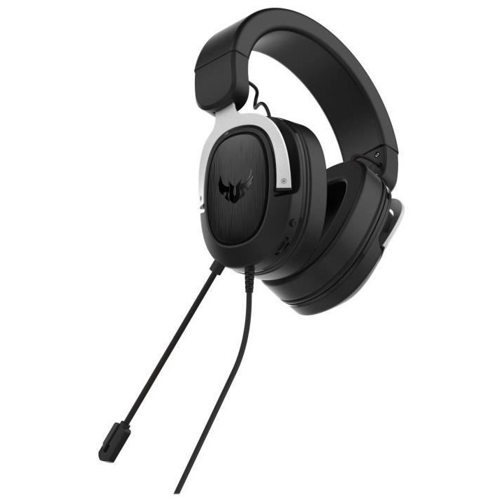ASUS TUF Gaming H3 Casque Arceau Noir, Gris