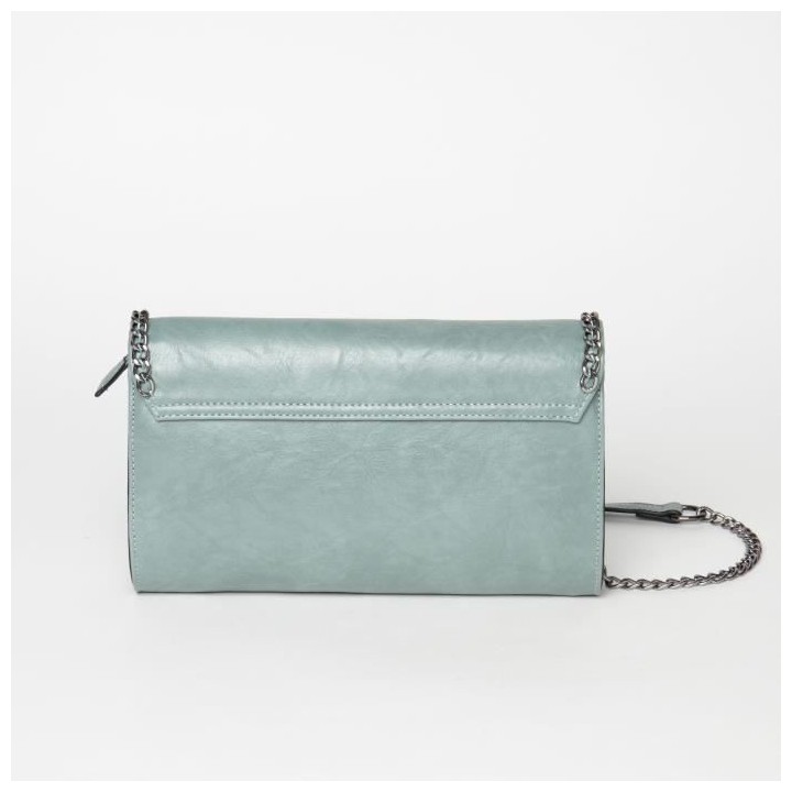 MANOUKIAN Sac a Main Bandouliere Donnie Vert d'Eau Femme