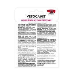 VETOCANIS Collier anti-puces et anti-tiques pour petit chien jusqu'a 10 kg