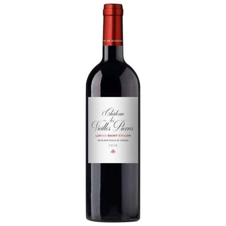 Château Les Vieilles Pierres 2018 Lussac Saint Emilion - Vin rouge de
